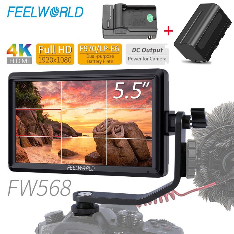 FEELWORLD  Ǯ HD 1920x1080 IPS  Ŀ + ..